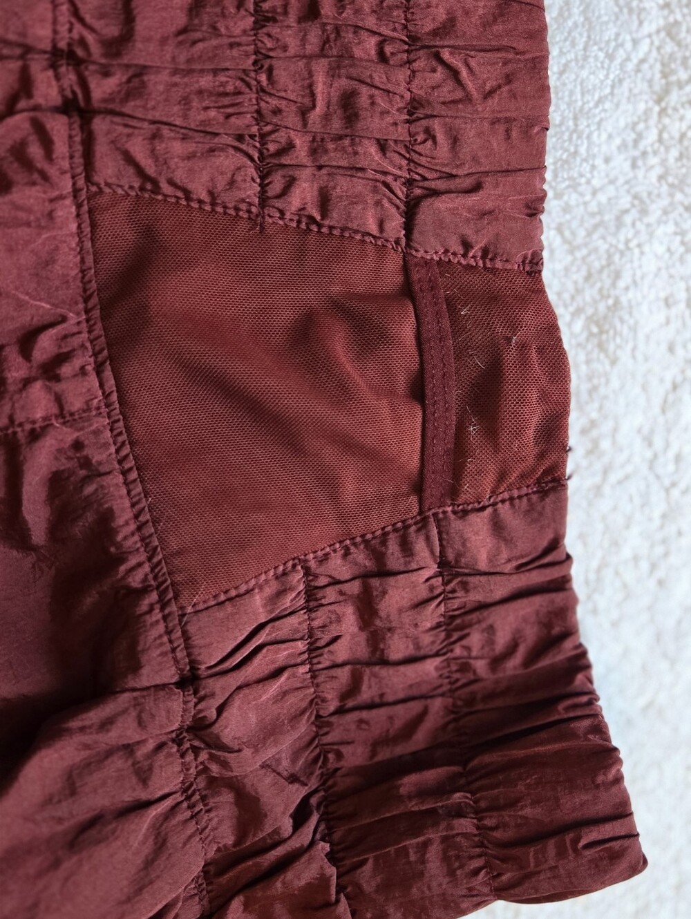 Free People Movement Burgundy Run Shorts, Size Small - Picture 6 of 8